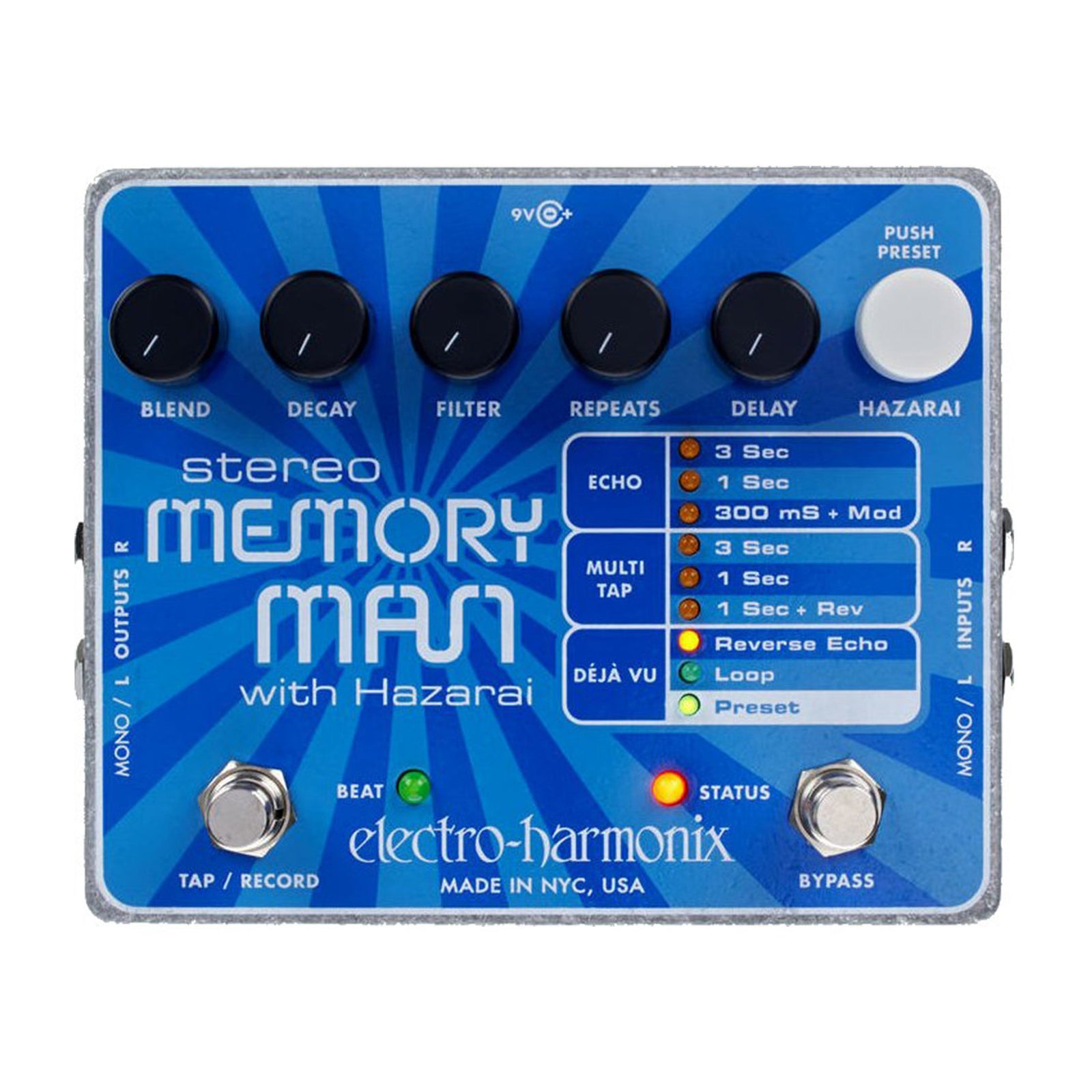 Electro-Harmonix Stereo Memory Man with Hazarai - Synth Palace