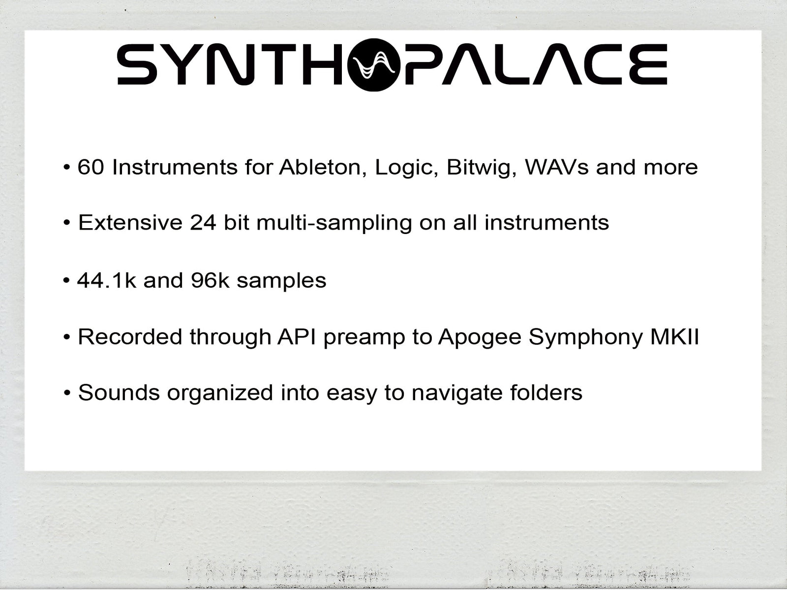 Roland SH-5 Sample Pack - Synth Palace